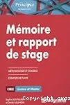 Mémoire et rapport de stage vignette
