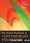The Oxford handbook of contemporary philosophy vignette