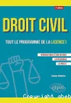 Droit civil. Tout le programme de la Licence 1 : Introduction à l'étude du droit, Les personnes, La famille Ed. 2 vignette