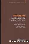 Dictionnaire sociologique de l'entrepreneuriat vignette